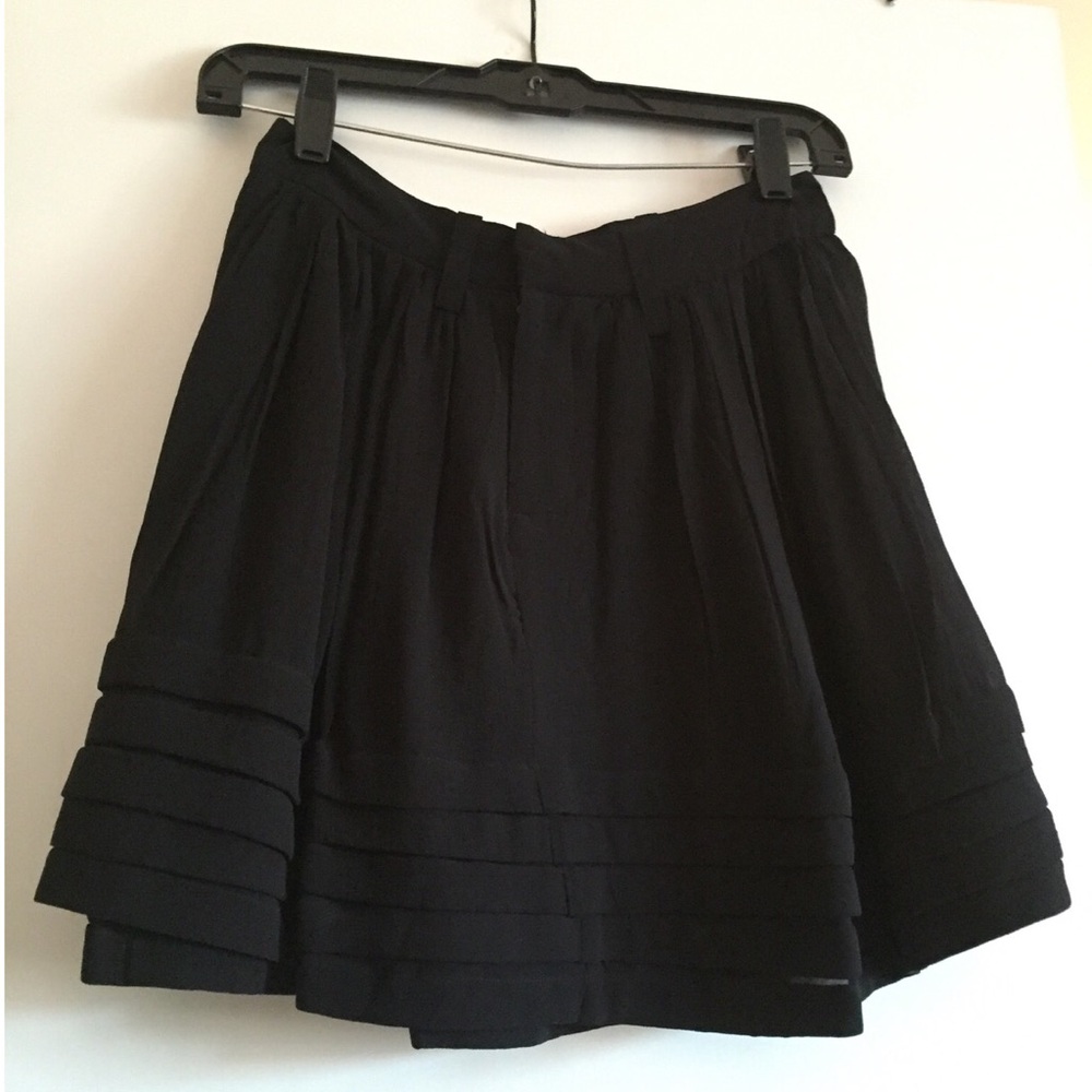 Black Silk Skirt